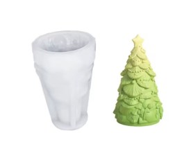 Molde silicona arbolito Navidad 